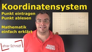 Koordinatensystem Einen Punkt richtig einzeichnenablesen  Geometrie  Mathematik [upl. by Ahcrop297]