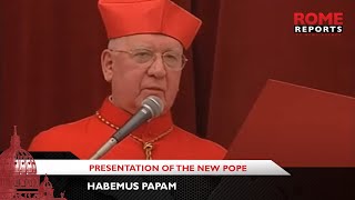 Habemus Papam When Cardinal Medina introduced the new Pope [upl. by Amahs726]