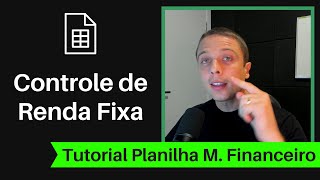 PLANILHA de RENDA FIXA como organizar e controlar seus investimentos [upl. by Mendez]