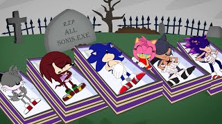 All SonicEXE Funeral  FNF Animation Sonic  Come and Learn With Pibby  Antoons [upl. by Ahcsat192]