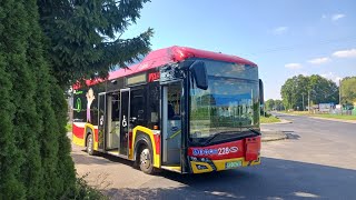 Odjazd autobusu mzkwbb Solaris Urbino 9LE [upl. by Jerol]