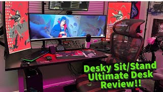 Desky Ultimate Sit Stand Desk Review [upl. by Nurav]