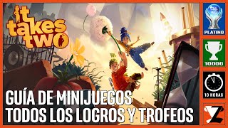 IT TAKES TWO GUÍA 100 de Todos los Minijuegos  Todos los Trofeos y Logros 🏆 1000G  PLATINO 🏆 [upl. by Einahpats]