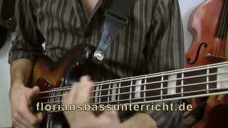 Tip0104  Wie erkenne ich die Tonart 2  German Bass lesson [upl. by Novyaj162]