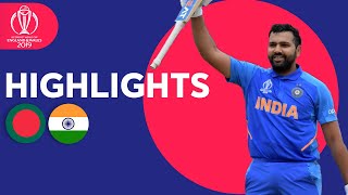 Rohit Hits Ton amp Bumrah Masterclass  Bangladesh vs India  Highlights  ICC Cricket World Cup 2019 [upl. by Ettenal]