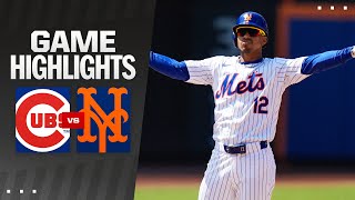 Cubs vs Mets Game Highlights 5224  MLB Highlights [upl. by Netsirhk]