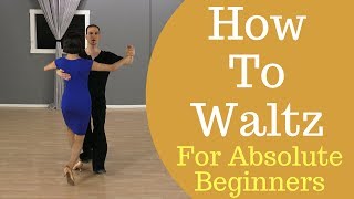 How To Waltz Dance For Beginners  Waltz Box Step [upl. by Eusadnilem]