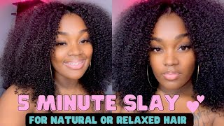 EASY PROTECTIVE STYLE FOR NATURAL amp RELAXED HAIR I LIKE HAIR  Tatiaunna [upl. by Llerrod]