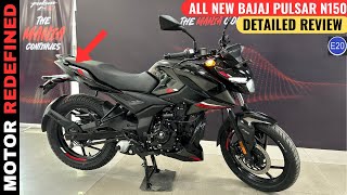 All New Bajaj Pulsar N150 E20 2023 New Model Detailed Review  Price Mileage amp Features [upl. by Lorianne]