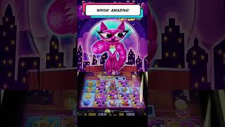 AN AMAZING BONUS on MISS KITTY GOLD SLOT MACHINE SHORT [upl. by Elgna]