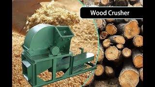 How To Make Sawdust Wood Shredder  Wood Crusher Machine for Recycling Logs Branches Wood Wastes [upl. by Ynohtnakram998]