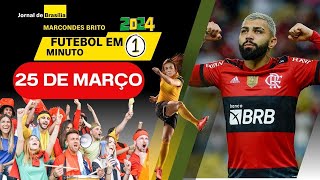 FUTEBOL EM 1 MINUTO  Gabigol foi suspenso por dois anos por fraude do exame antidoping [upl. by Llednar]