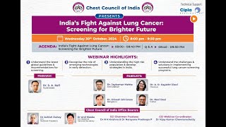 Indias fight against Lung Cancer Screening for Brighter Future [upl. by Eneleh]