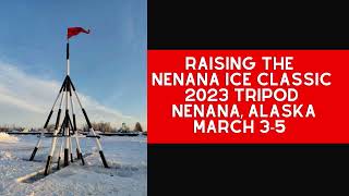 Nenana Ice Classic 2023 Tripod Raising Nenana Alaska》 We watch ice melt for fun [upl. by Kcirreg]