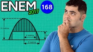 🔥 ENEM 2017 Matemática 33 👉 Vértice da Parábola e Altura da Igreja [upl. by Lolly]