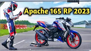 TVS Apache 165 RP 2023 Model 🔥 Full Review amp Ride Mileage Price Top Speed [upl. by Illene]