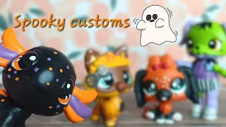 Spooky halloween collection🎃🖤  🖌Lps Custom 🖌  ♡Peachie Lps♡ [upl. by Yseulte]