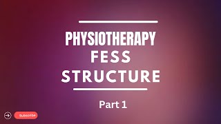 fees structure in physiotherapy colleges part 1 [upl. by Theresa]