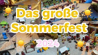 Das große Sommerfest 2024 ☀️ Feier auf dem Sonnenhof  Playmobil Pferde [upl. by Sandor903]