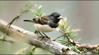 Canto do pássaro Junco hyemalis [upl. by Enitsahc]