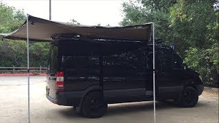 Sprinter Van FOXWING Awning Install Part 2 [upl. by Otreblon135]