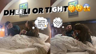 Double meaning talks In front of wife  DHEELI OR TIGHT😱💦 PRANK on Wife [upl. by Ekul]