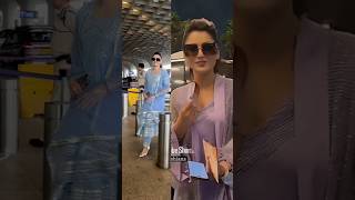 Urvashi Rautela Airport Look 🥰urvashirautela bollywood shorts [upl. by Nnaer]