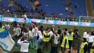 ROMA LAZIO 01 FINALE COPPA ITALIA  coreografiafinale partitafesteggiamenti [upl. by Weihs533]