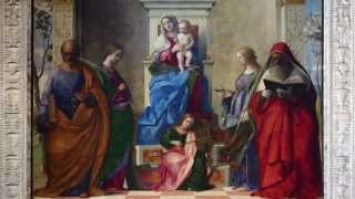 Giovanni Bellini San Zaccaria Altarpiece [upl. by Nylorak253]