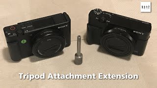 Tripod attachment extension for Sony RX100 amp ZV1 Cameras [upl. by Glaser985]