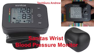 Sanitas Wrist Blood Pressure Monitor SBC 30 TESTING [upl. by Farlee]