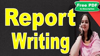 Report Writing  Report Writing English Literature [upl. by Rillis]