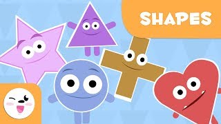 Geometric Shapes for kids  Preschool Vocabulary [upl. by Chloette]