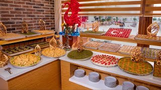 Trying Halal Buffet Breakfast in Türkiye  SELGE BEACH RESORT amp SPA  Alanya Turkey [upl. by Eceer]