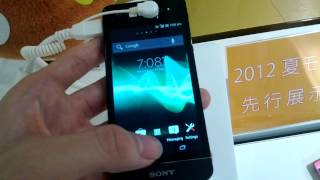 Sony Xperia SX MT28SO05D  Handson [upl. by Lais]