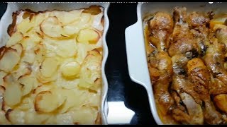 Repas accompagné de Lincontournable gratin dauphinois mais Light [upl. by Leasia]