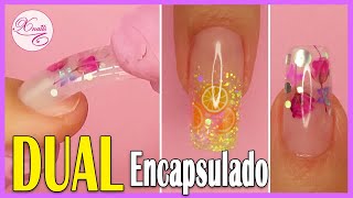 Curso GRATIS 1121💅 Como hacer ENCAPSULADO Básico con MOLDES DUAL SYSTEM en Uñas Acrílicas [upl. by Aliber]