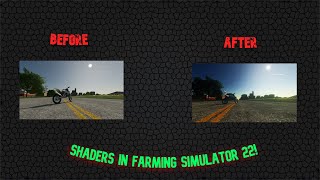 How To Install Shaders For Farming Simulator 22 [upl. by Schaaff]