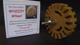 Whizzy Wheel  Remove boat decals [upl. by Cyril]