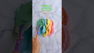 Rainbow cake decorating Swiss meringue buttercream cake decorating videos of beginners cake [upl. by Ayidan511]