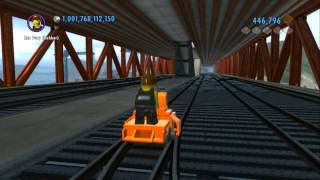 LEGO City Undercover Wii U  Secret Railroad Handcar Railroad Tour of LEGO City [upl. by Emmett302]