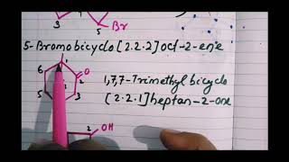 Nomenclature of Bicyclic compounds Examples Tushar Sirs Chemistry [upl. by Sibley]