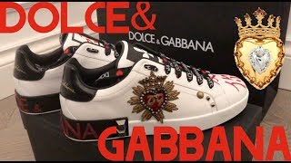 UNBOXING Dolce amp Gabbana  Limited Edition  Mens Sneakers [upl. by Mahla]