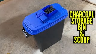 Charcoal Storage Container amp Scoop Review [upl. by Waldack]