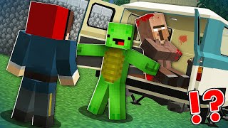 How Mikey KILLED and HIDE Villager in TRUCK  JJ Police INVESTIGATION   Minecraft Maizen [upl. by Allehcim237]