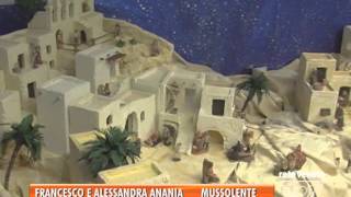 BASSANO TG  04012016  PRESEPE DI FRANCESCO E ALESSANDRA ANANIA DI MUSSOLENTE [upl. by Kippie]