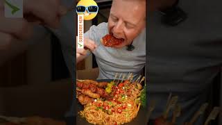 spicy food eating asmr part23 shorts spicyfood mukbang [upl. by Llenol]