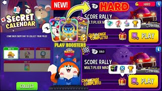 Collect Secret Calendar 📆 2 Solo HARD Score Rally Multiplier MadnessRainbow 18500 and 30000 [upl. by Traggat521]