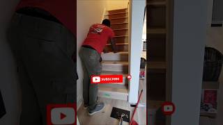 Vinyl Flooring Custom Stair Nosing Installation [upl. by Fallon]