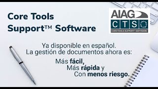 Webinar AIAG Core Tools Support™ CTS Software [upl. by Tigram]